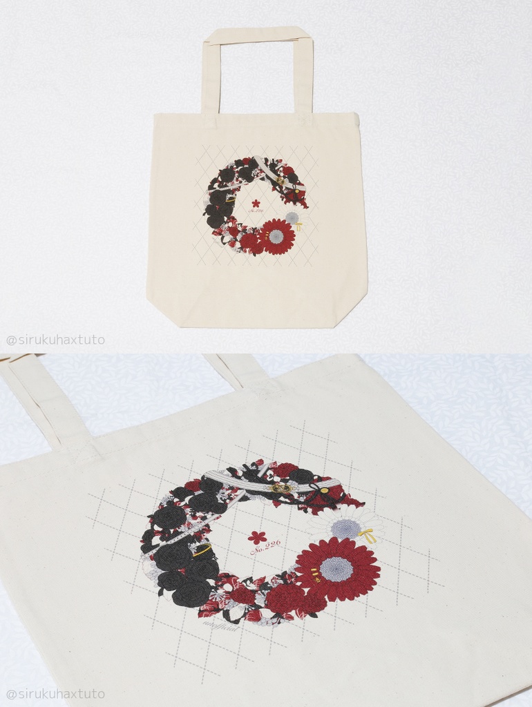 刀剣男士イメージ 花のリーストートバッグ④