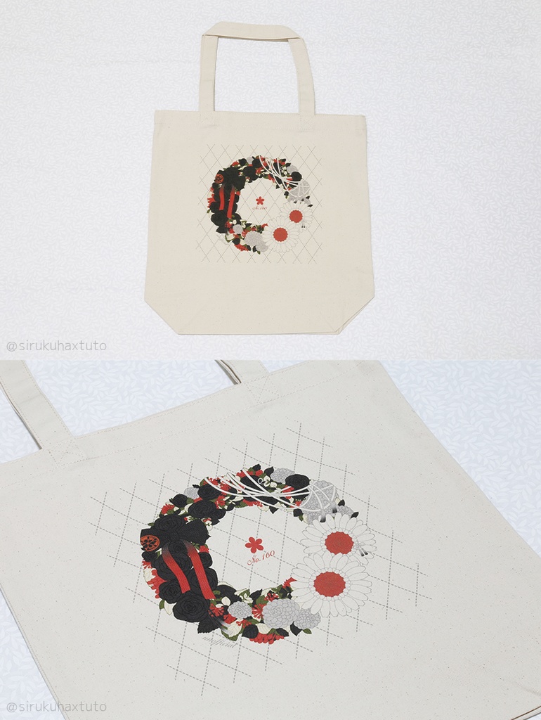 刀剣男士イメージ 花のリーストートバッグ④