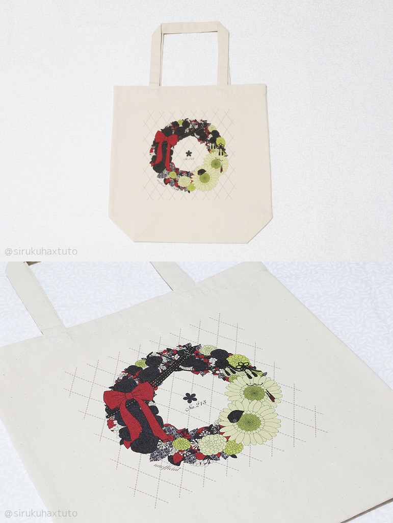 刀剣男士イメージ 花のリーストートバッグ④