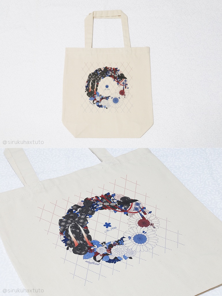 刀剣男士イメージ 花のリーストートバッグ④