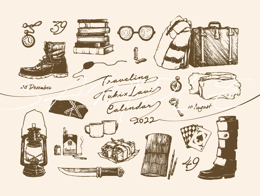 旅するティキラビカレンダー2022【値下げしました!】