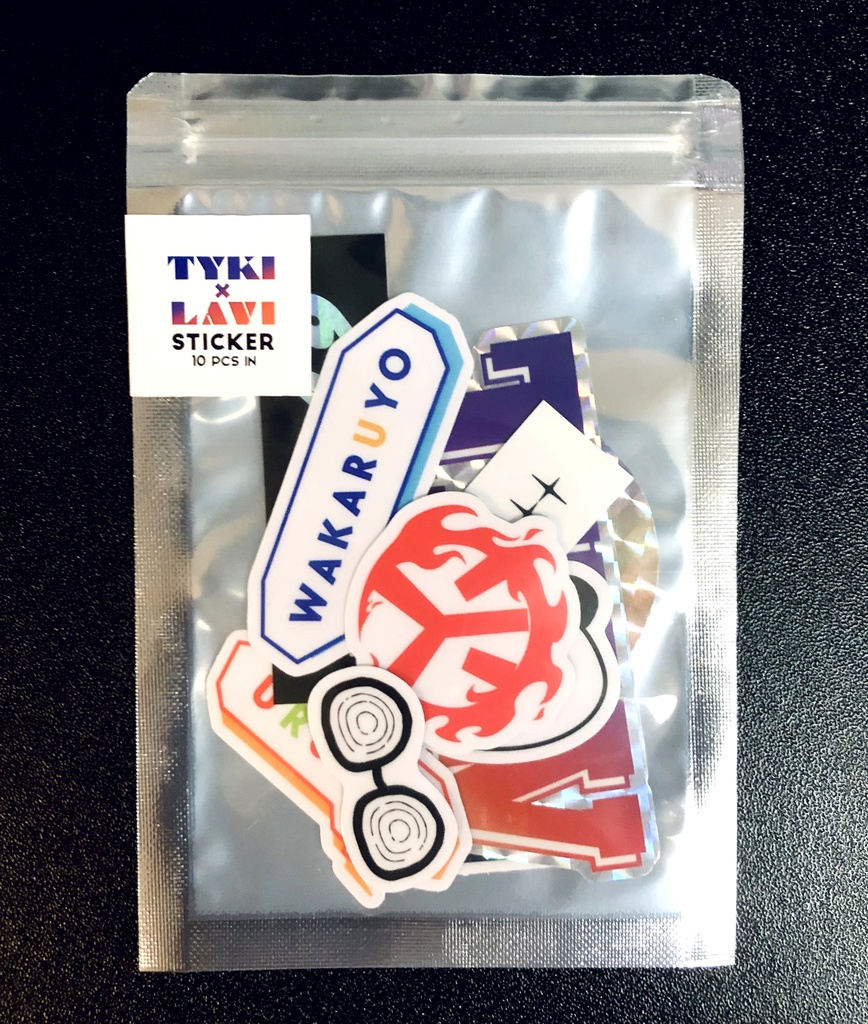 ティキラビステッカー【10枚セット】