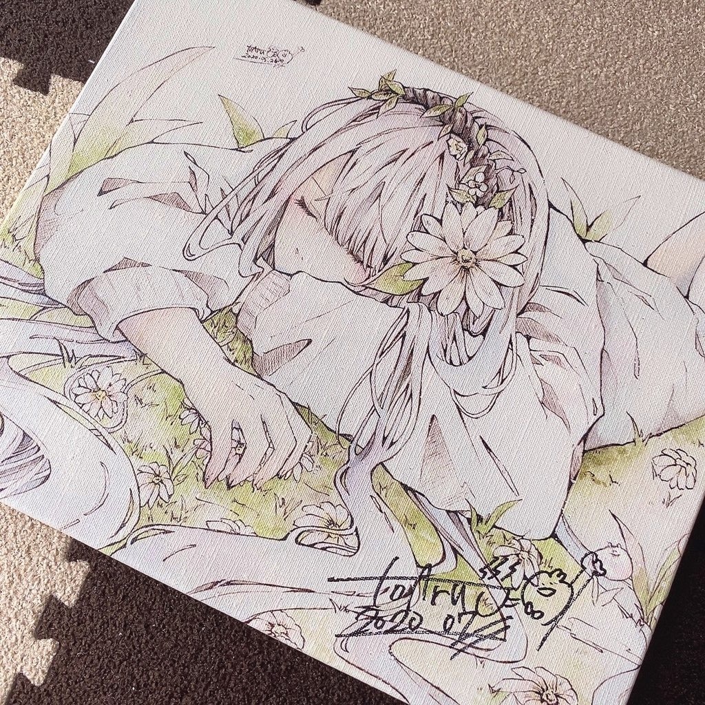 大地ちゃんキャンバスプリント