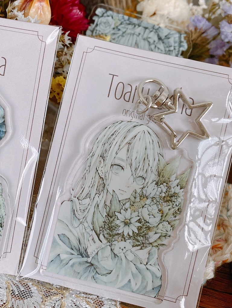 フラワーブーケちゃんアクキー