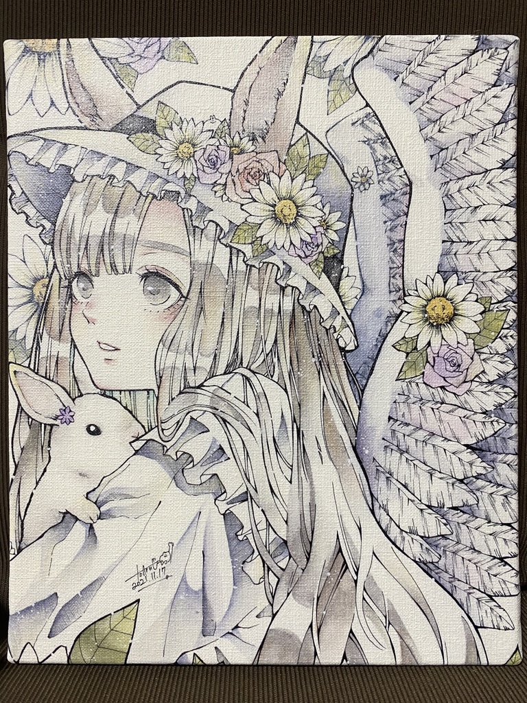 イースターちゃんキャンバスプリント