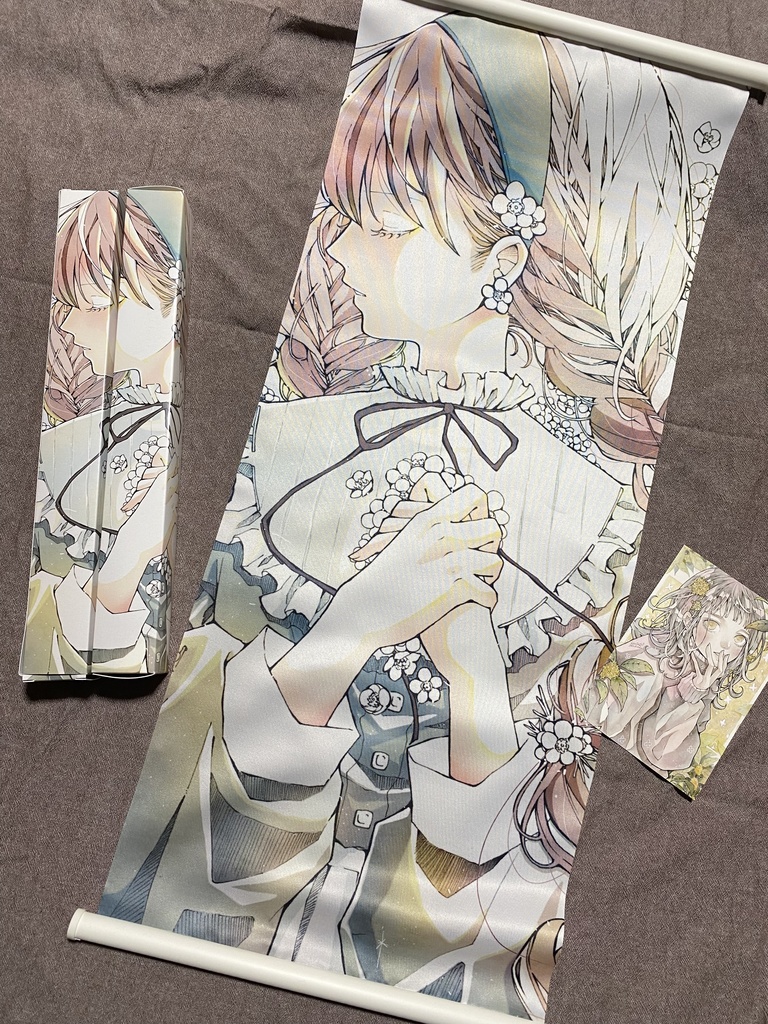 ワックスフラワータペストリー