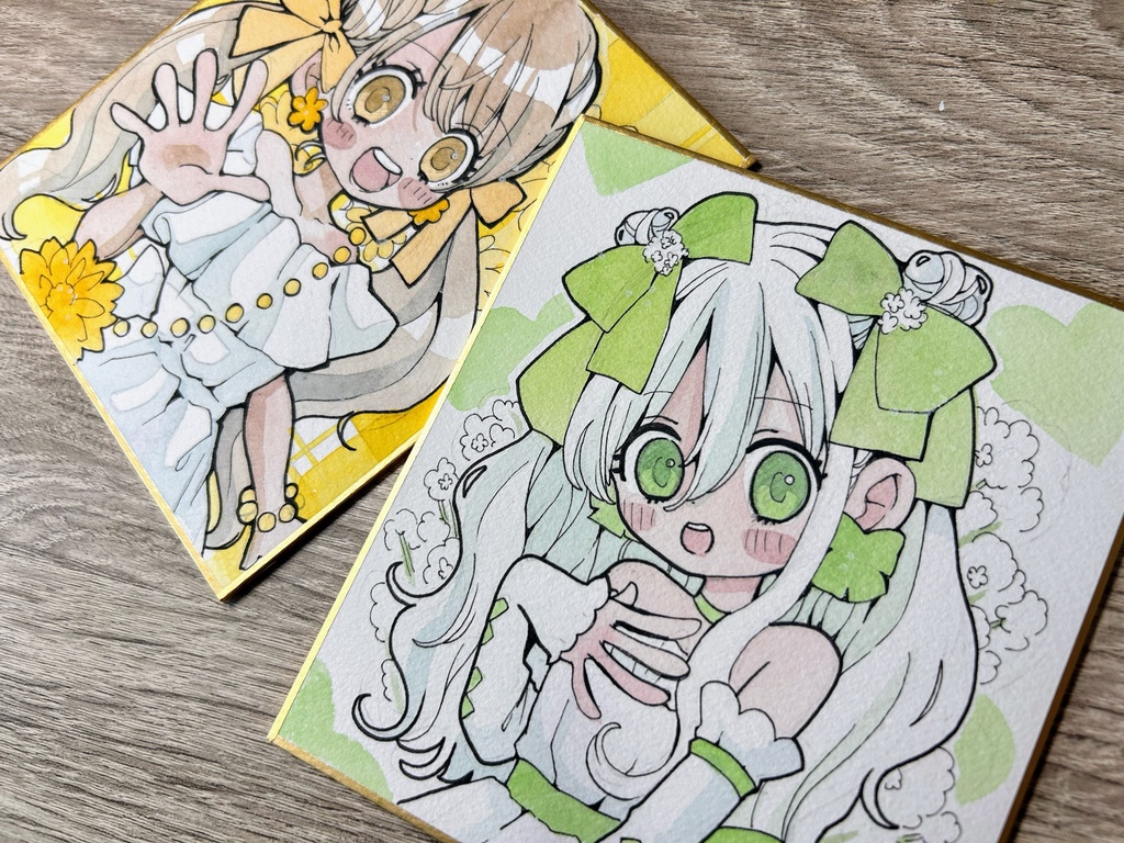 ちびちゃんランダム色紙(ミニ）