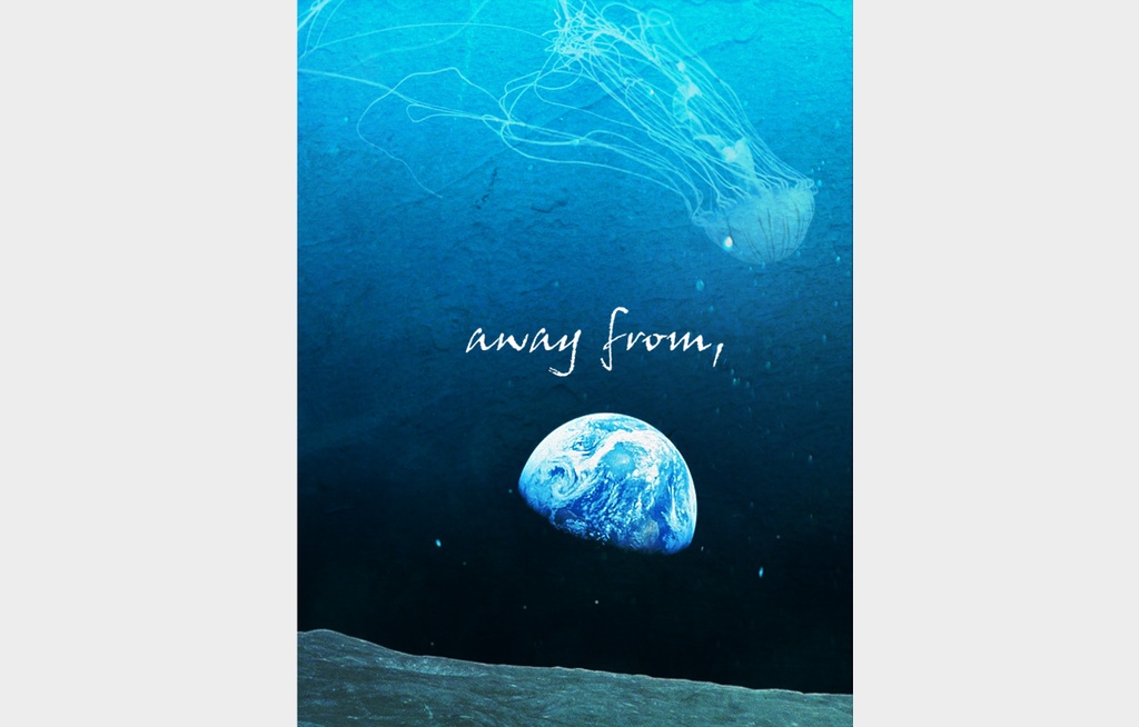 away from,