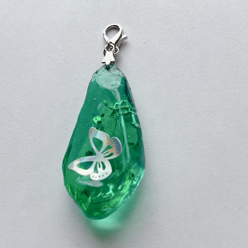 緑の十二星座の魔法石チャーム