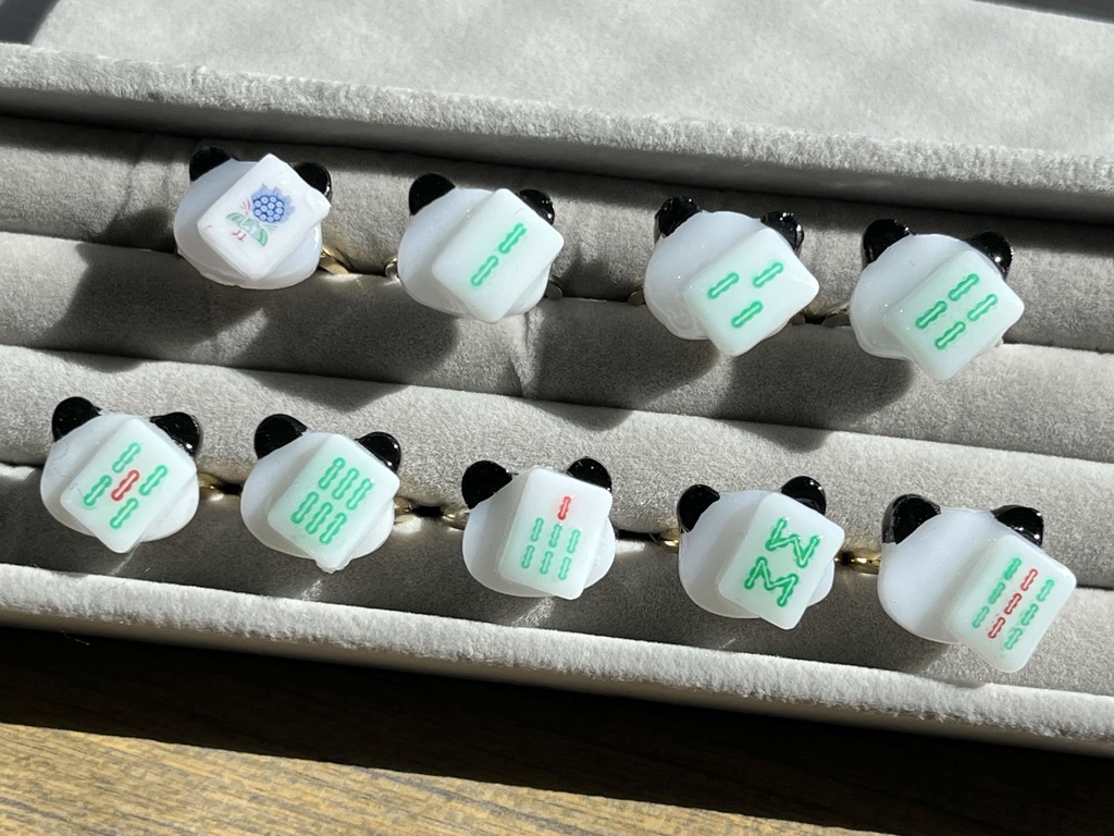 ミニ雀牌×パンダリング 索子