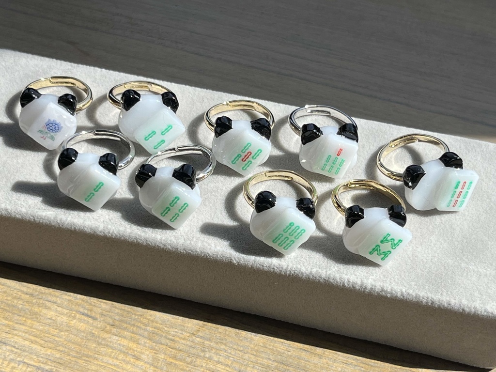 ミニ雀牌×パンダリング 索子