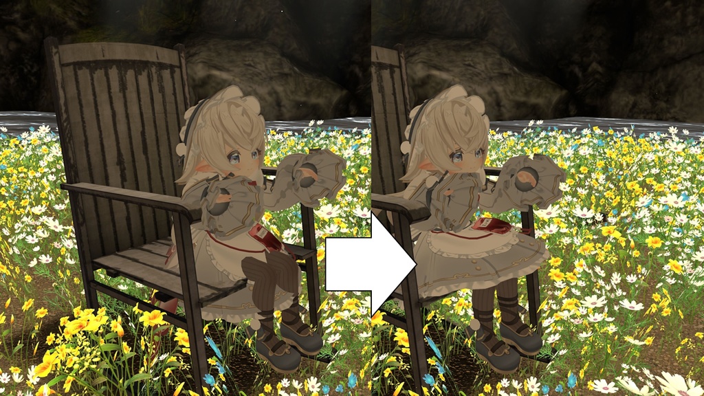 【無料】セルモラのPhysBoneをいい感じにQuest対応するやつ