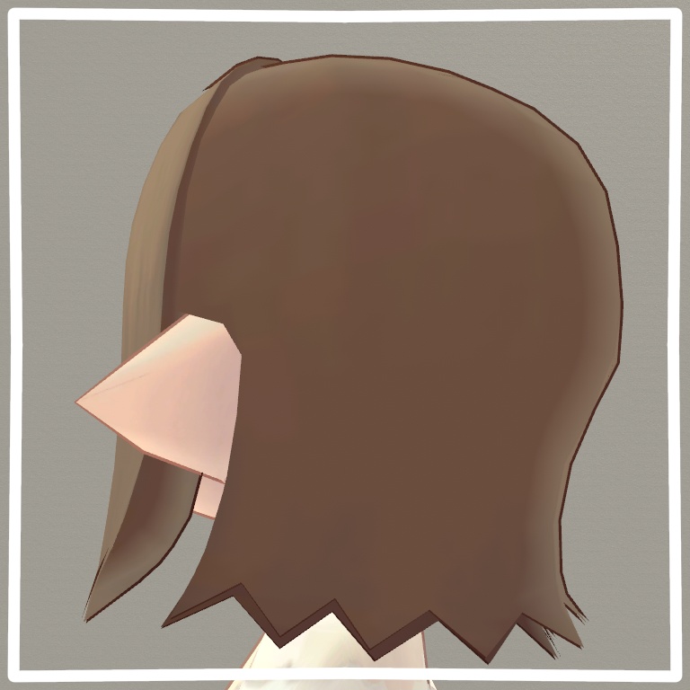 てっさく外はねヘアー