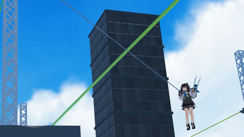 クローショット / ClawShot :VRChatワールド用ワイヤーアクションギミック