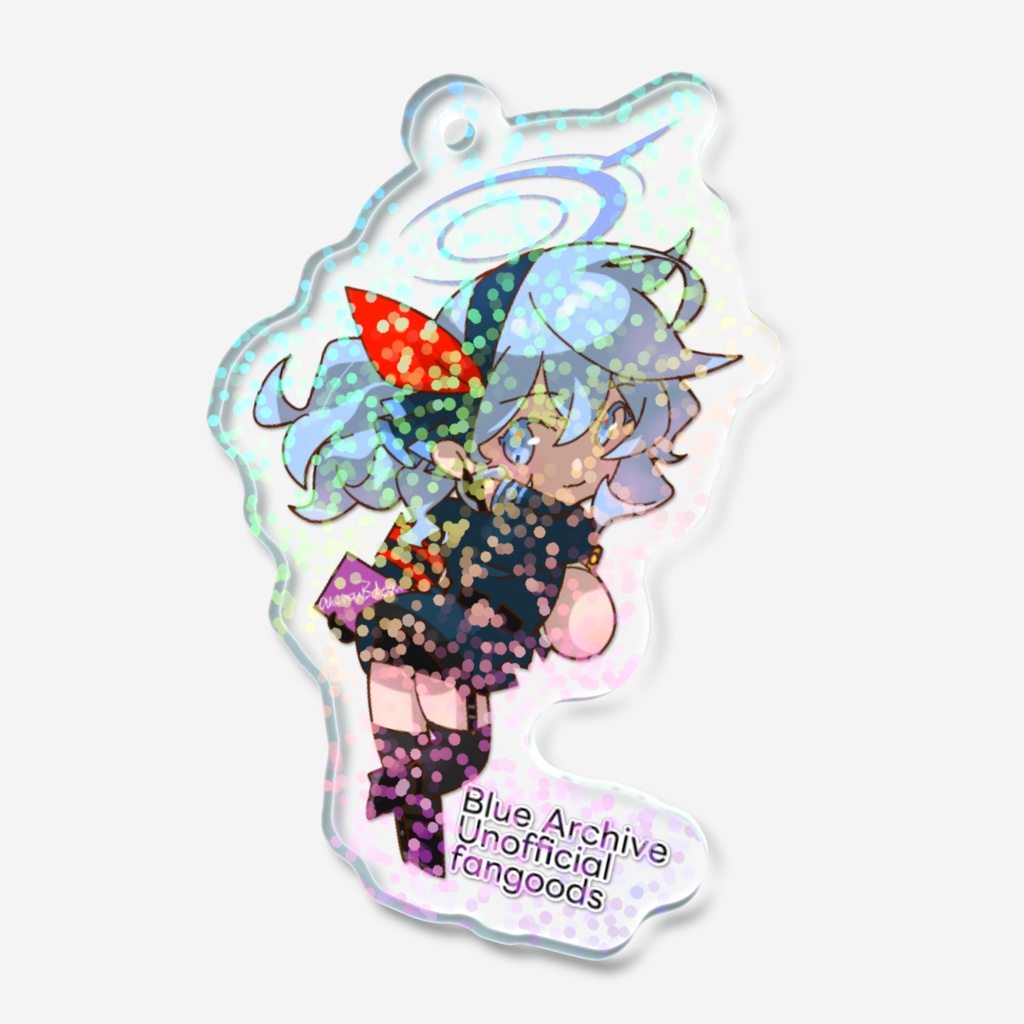 【二次創作】ブルアカ 天雨アコ ホログラムアクリルキーホルダー