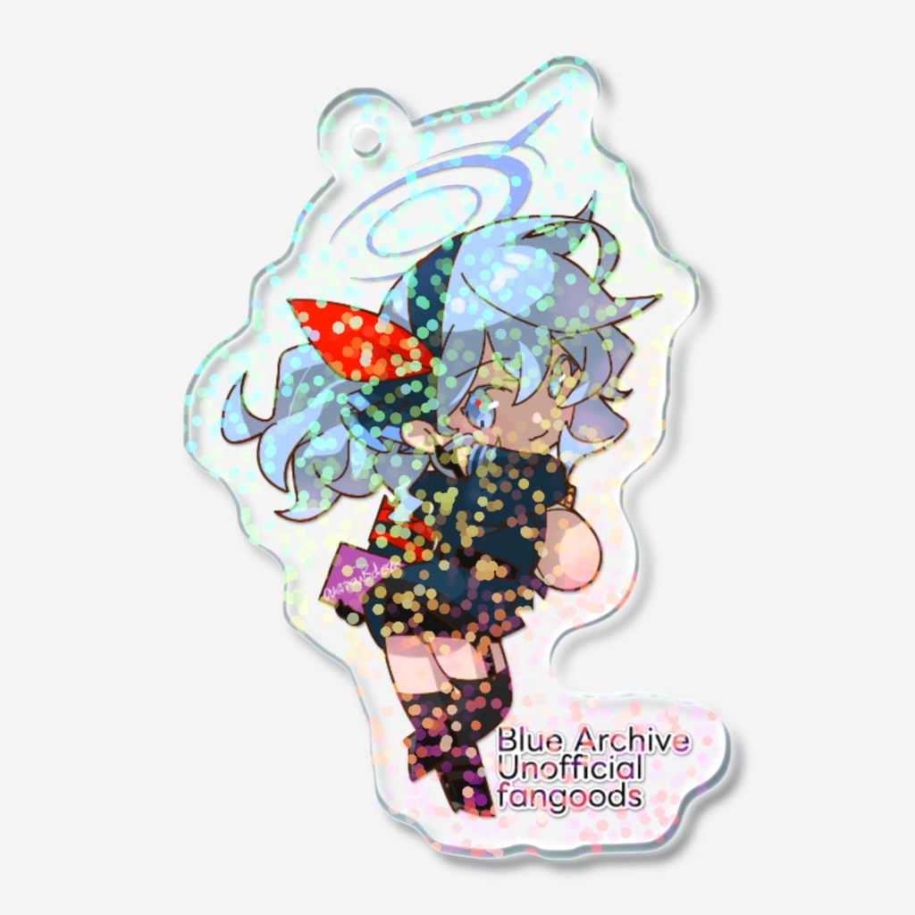 【二次創作】ブルアカ 天雨アコ ホログラムアクリルキーホルダー