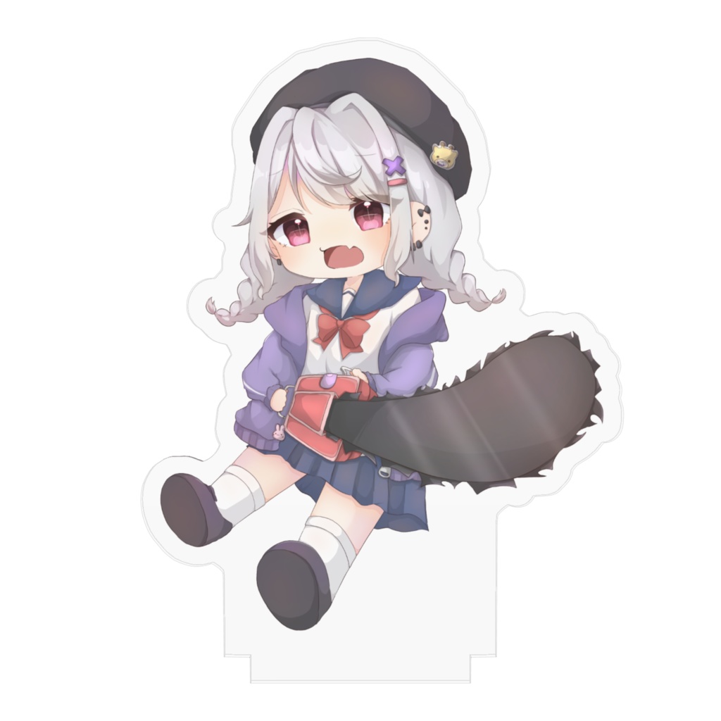 きりんのアクリルスタンド(制服ニコニコver.)