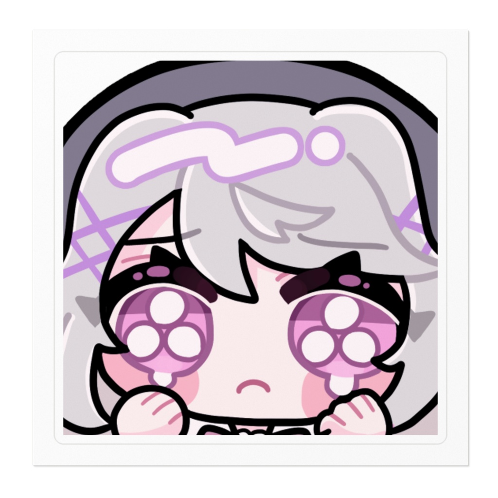 きりんのステッカー(うるうるver.)