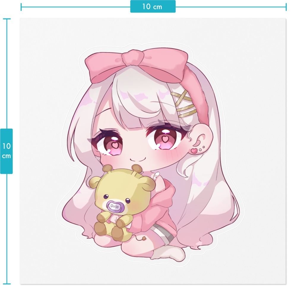 きりんのステッカー(2024生誕祭ver.)