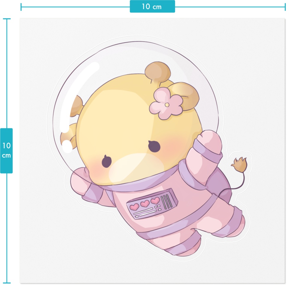 きりんのbossステッカー(2024生誕祭ver.)