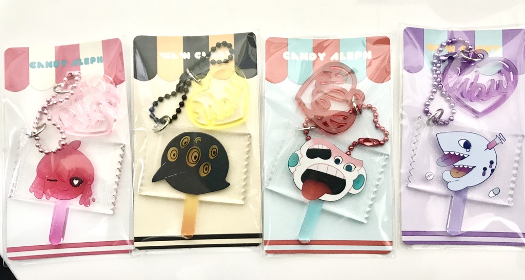 candyアブノマアクキー4種