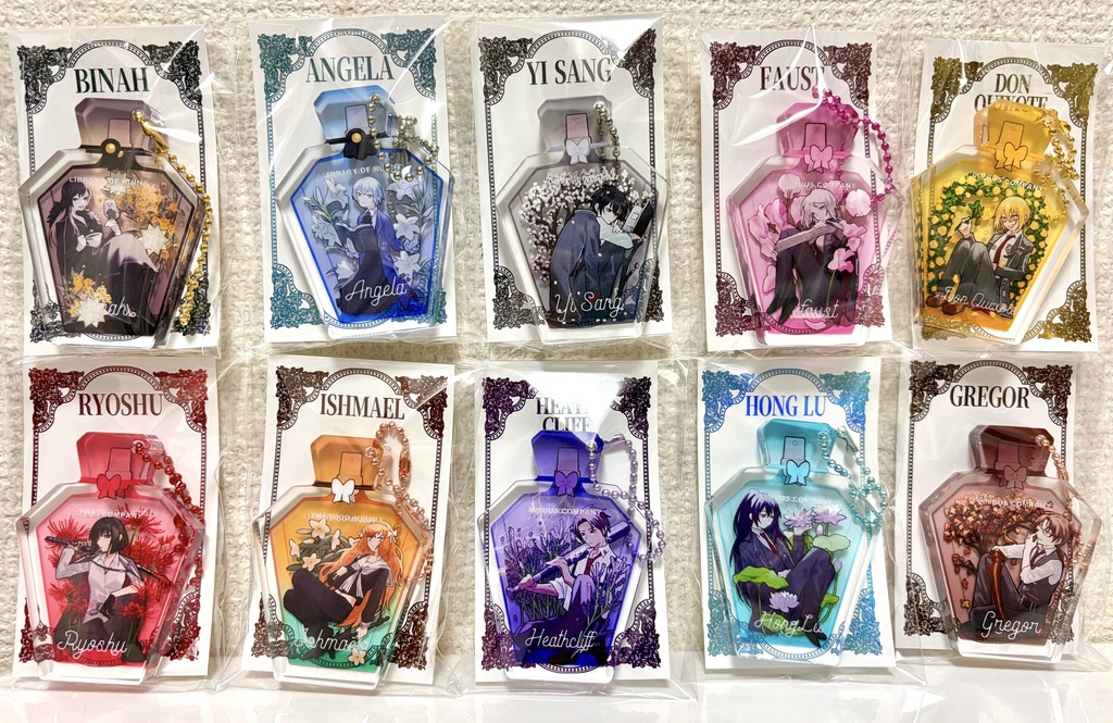 香水瓶アクキー