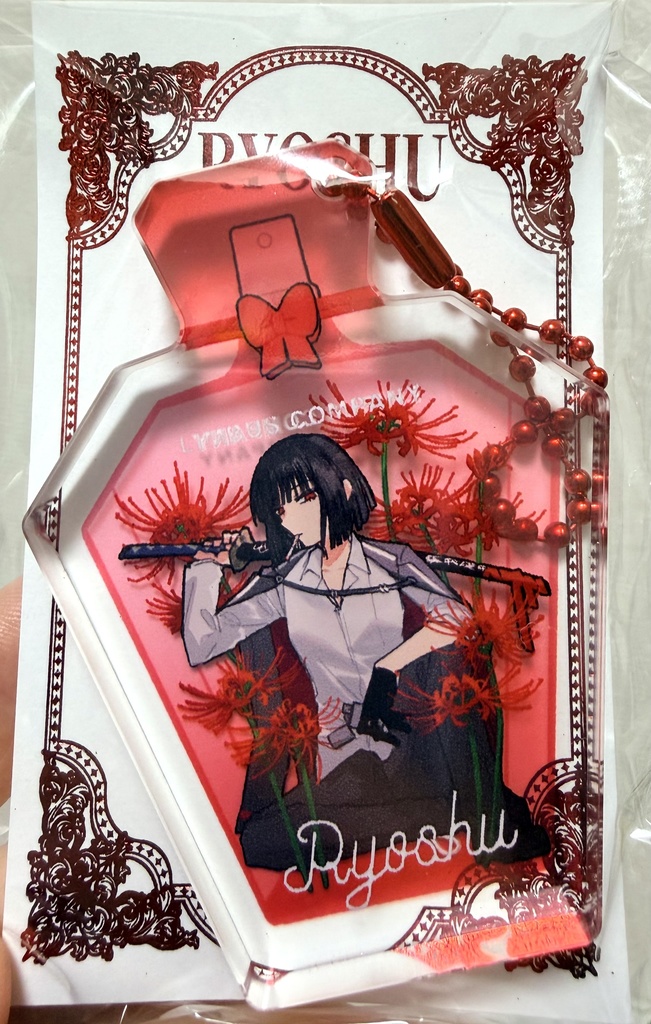 香水瓶アクキー