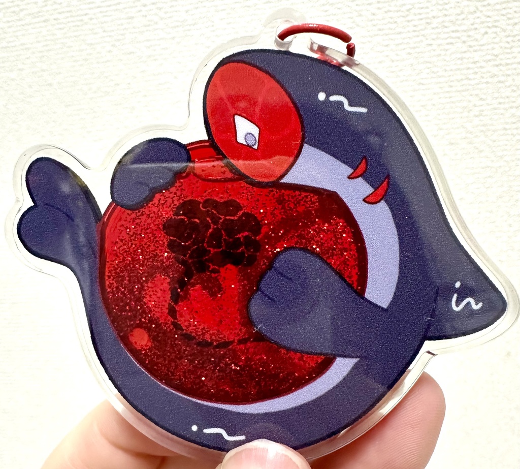 グリッターオイルアクキー(断首魚/樹液)