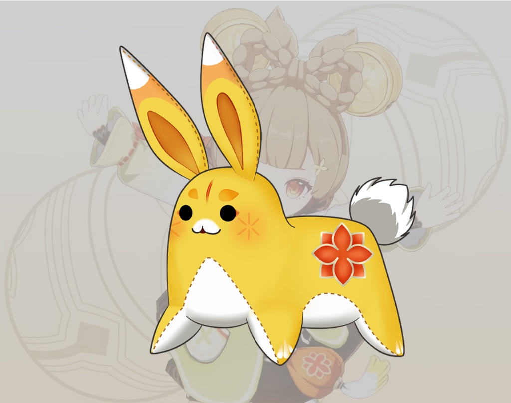 [VTUBER ASSETS FREE] Yuegui from Genshin Impact - LIVE2D