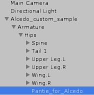 【無料】Alcedoちゃん向けぱんつ【3Dモデル】