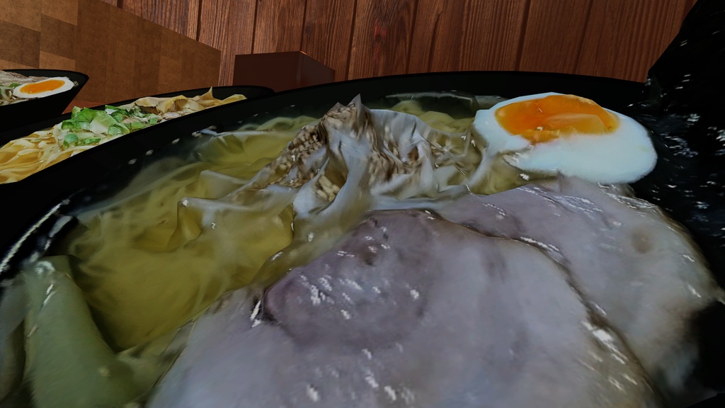 らーめん3Dモデル1