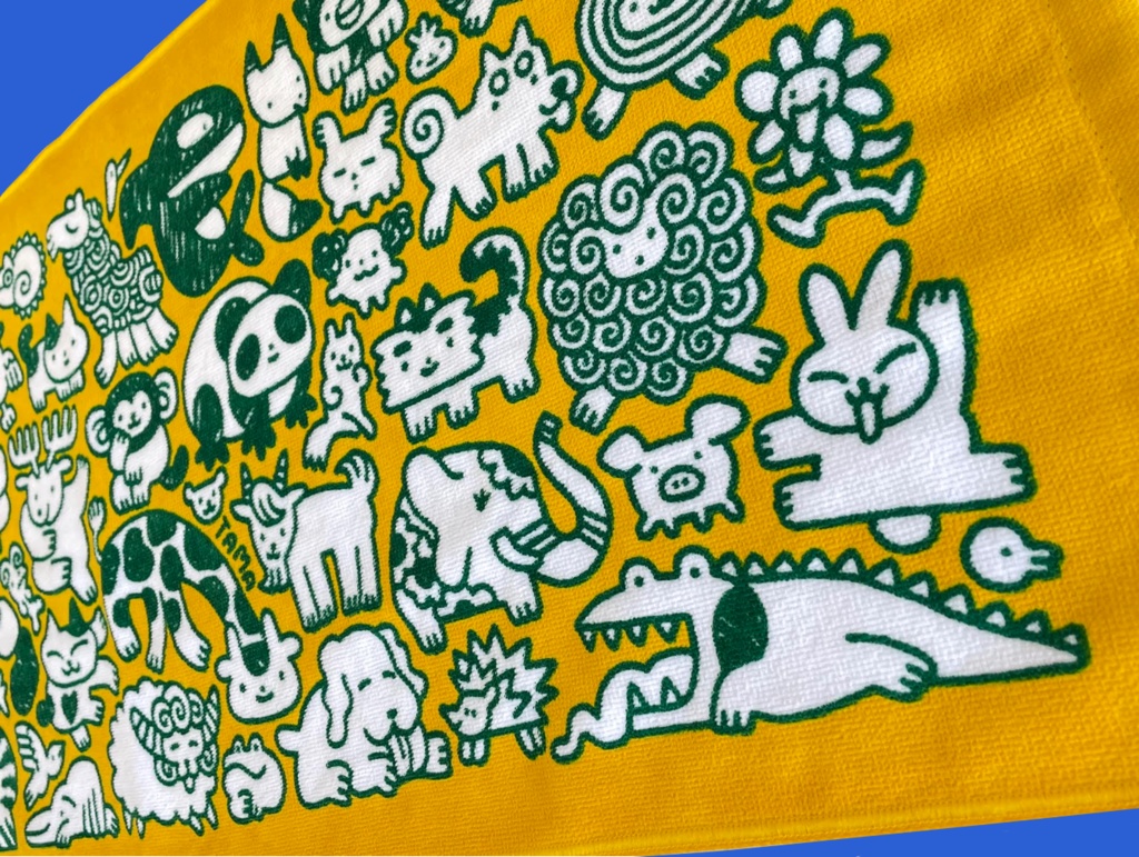 フェイスタオル「TAMA動物園」