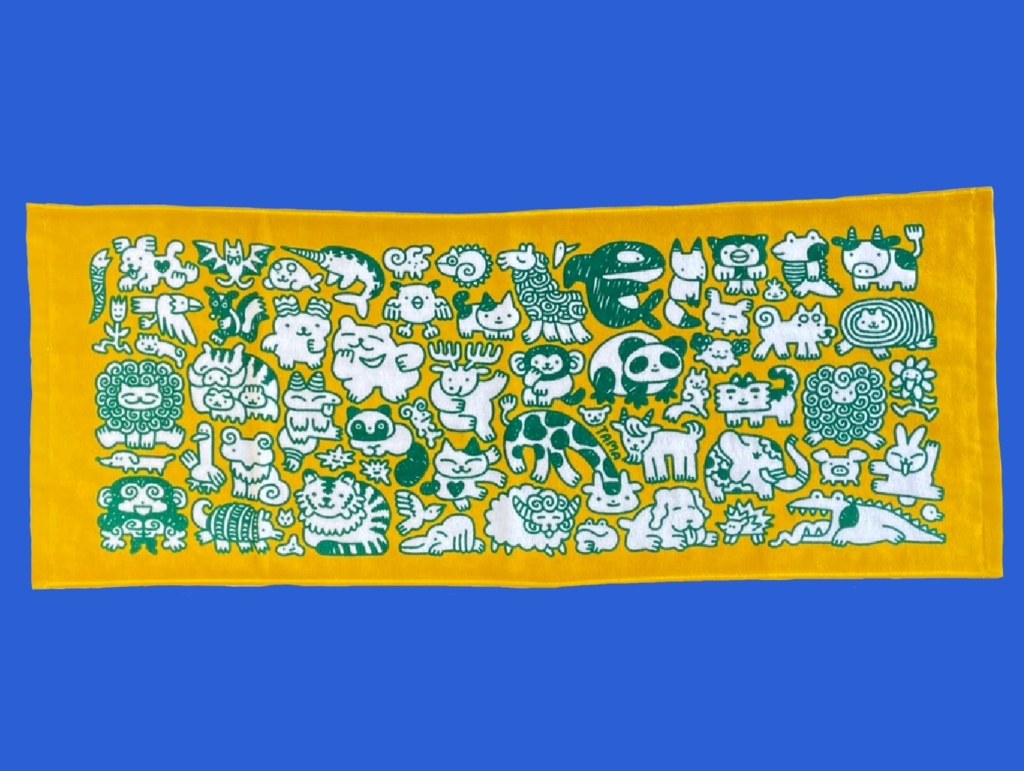 フェイスタオル「TAMA動物園」