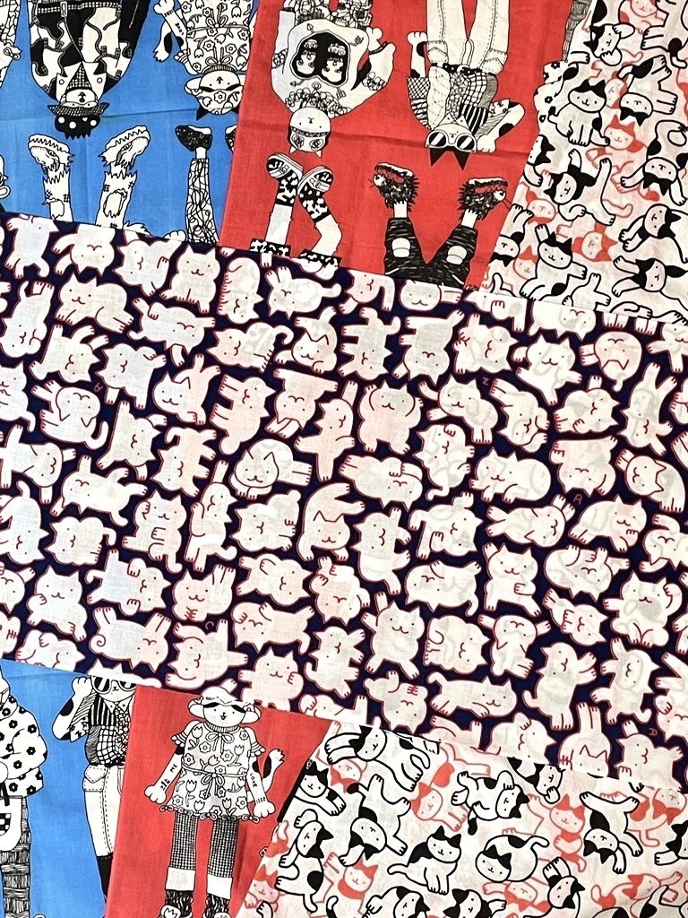 手ぬぐい「ねこねこねこ」