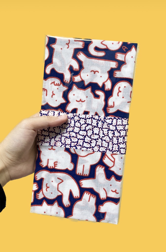 手ぬぐい「ねこねこねこ」