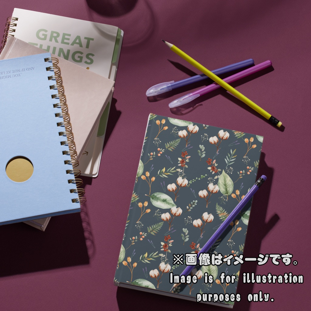 水彩ボタニカルグリーナリー デジタルペーパー20枚セット(10柄×2色)| シームレスパターン 3600×3600px