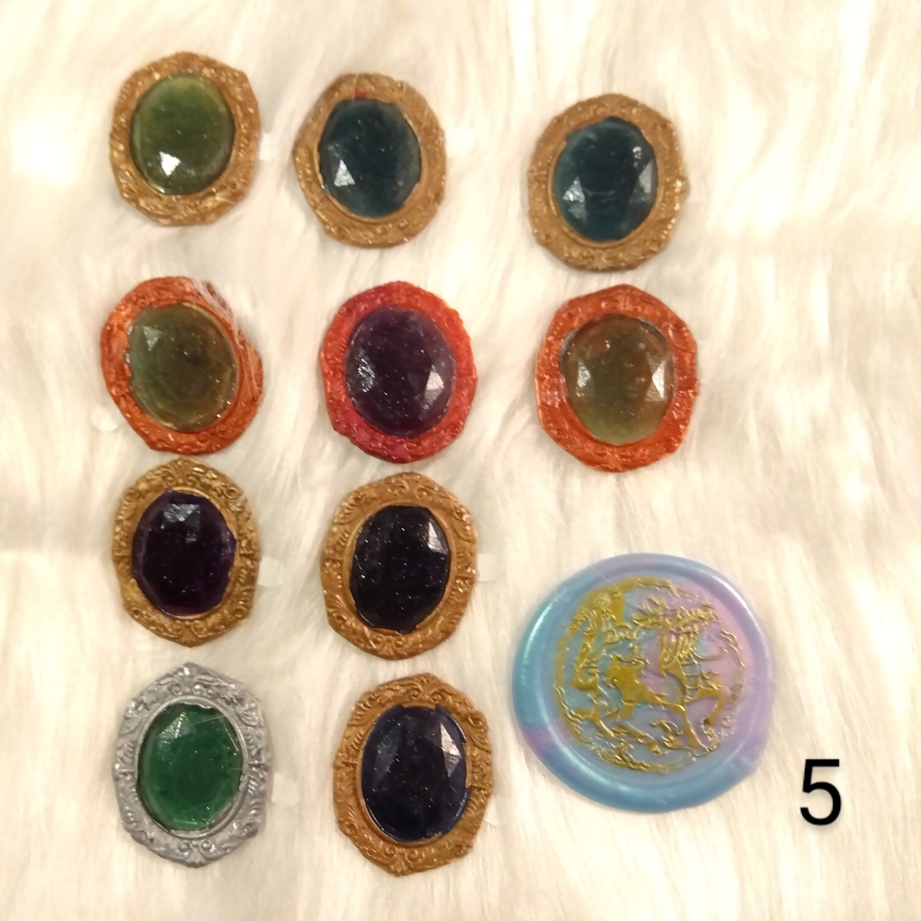 宝石風シーリングスタンプシール 10点セット