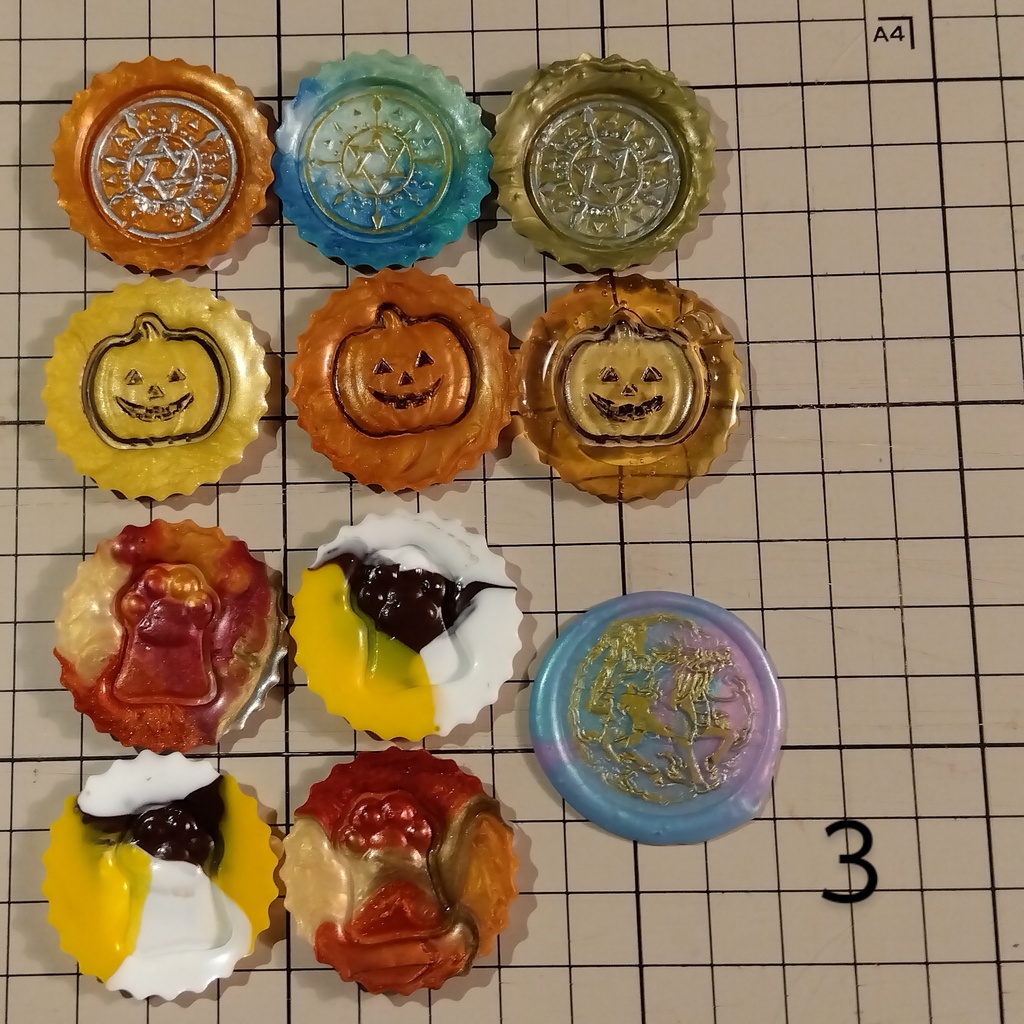 ハロウィンモチーフシーリングスタンプシールセット