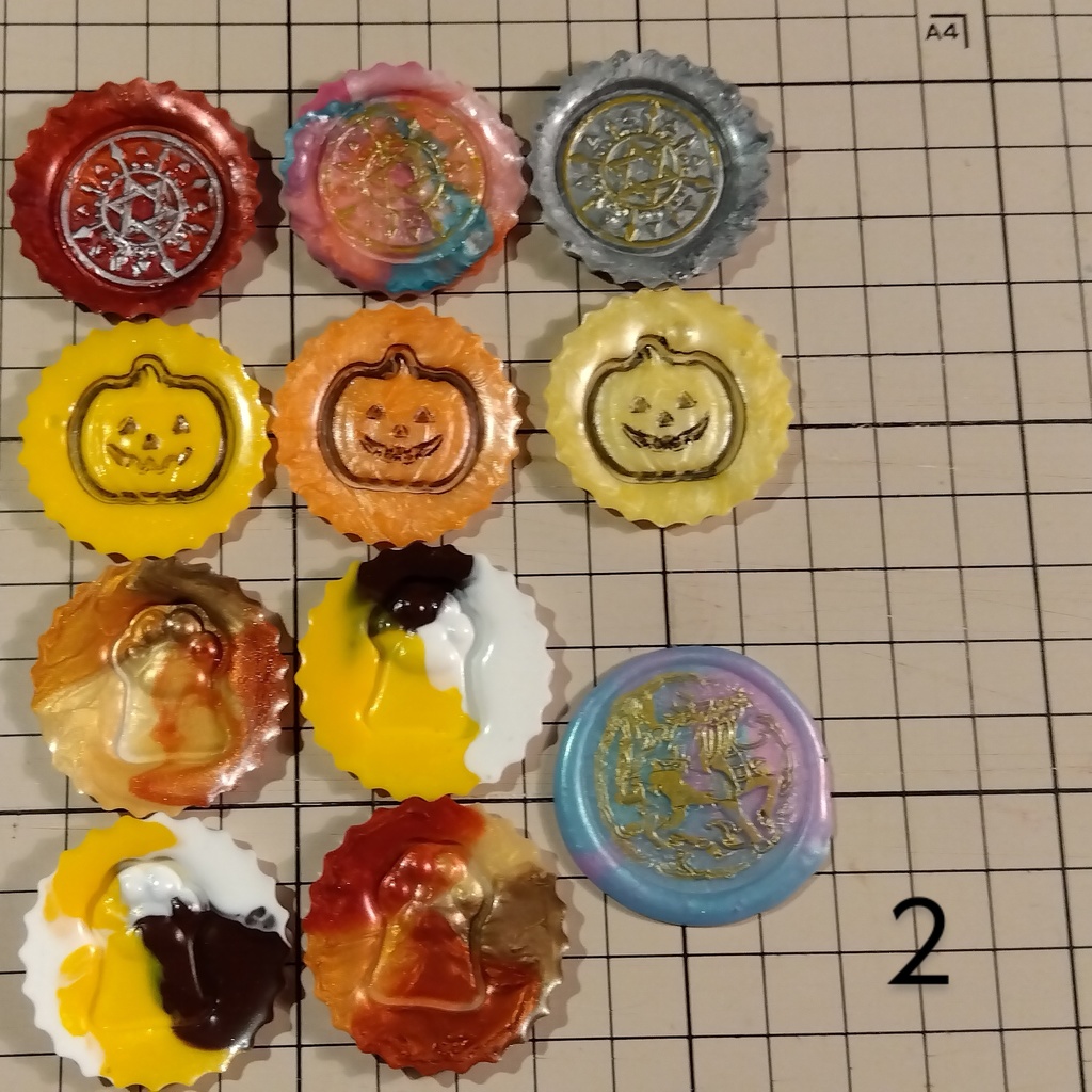 ハロウィンモチーフシーリングスタンプシールセット