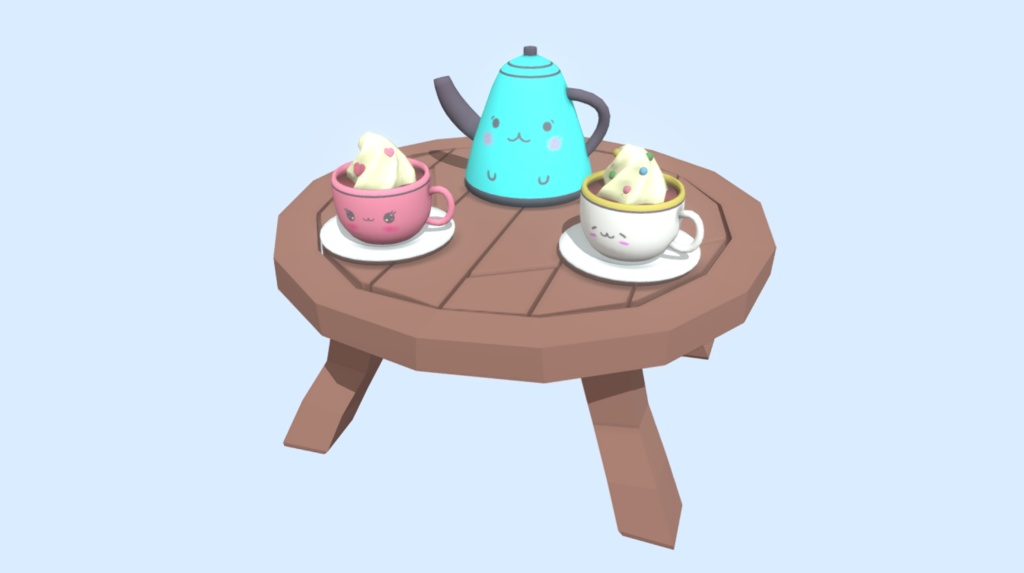 コーヒーセット[FBX][unitypackage]