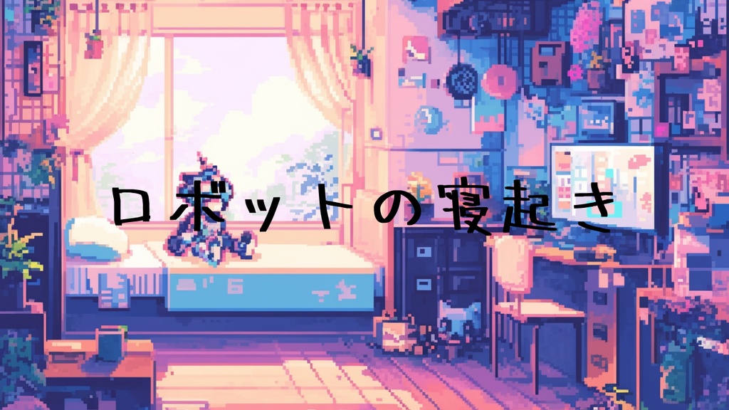 『ロボットの寝起き』ゆったりとしたチル曲