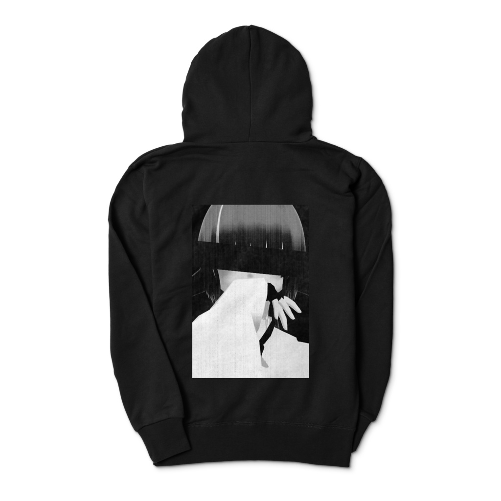 Siro's hooded sweatshirt(Black) No.1