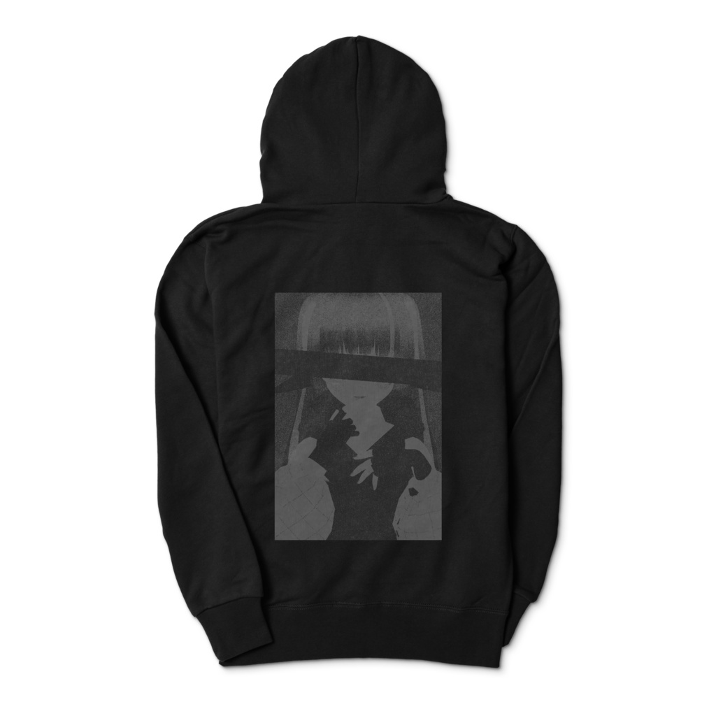 Ku's hooded sweatshirt(Black) No.２