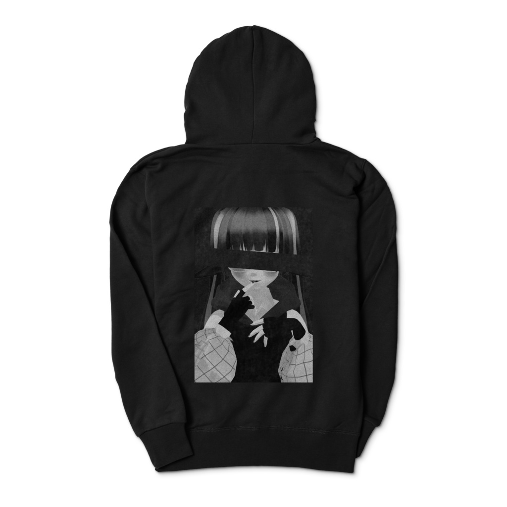 Ku's hooded sweatshirt(Black) No.３