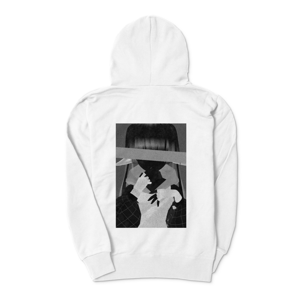 Ku's hooded sweatshirt(White) No.2
