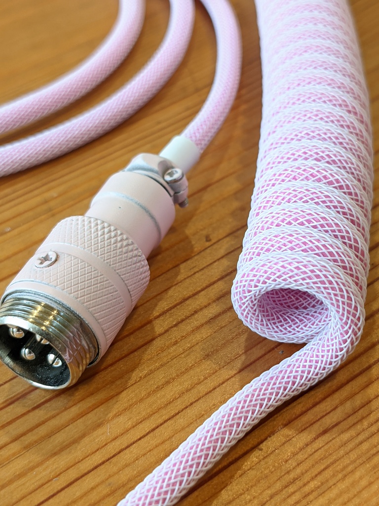 カスタムUSBケーブル ピンク系