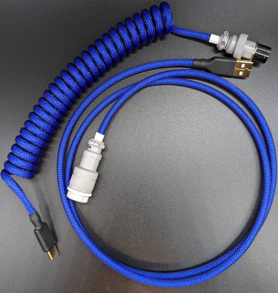 カスタムUSBケーブル ダークパープルグレージュ