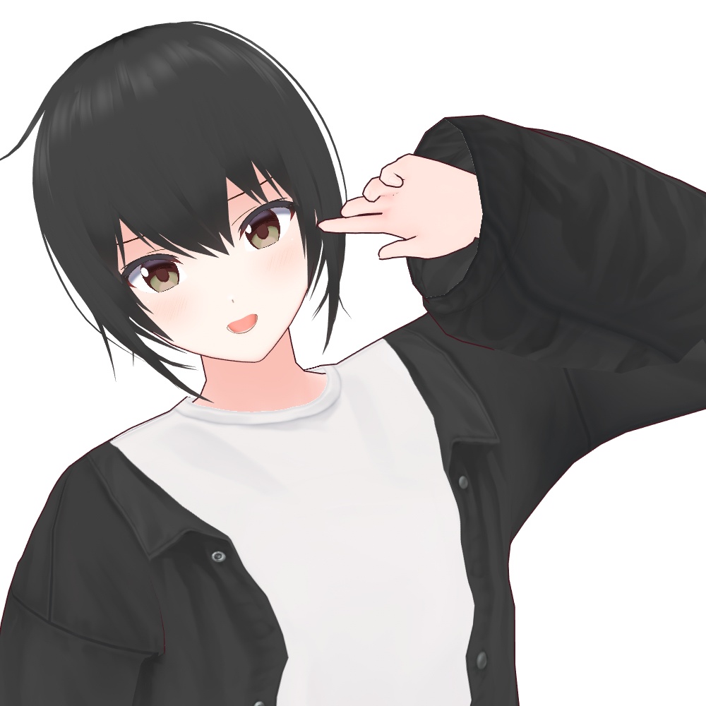 【VRoid正式版・β版】VRoidっぽくないお肌 垢抜け:skin&body&Mouth texture