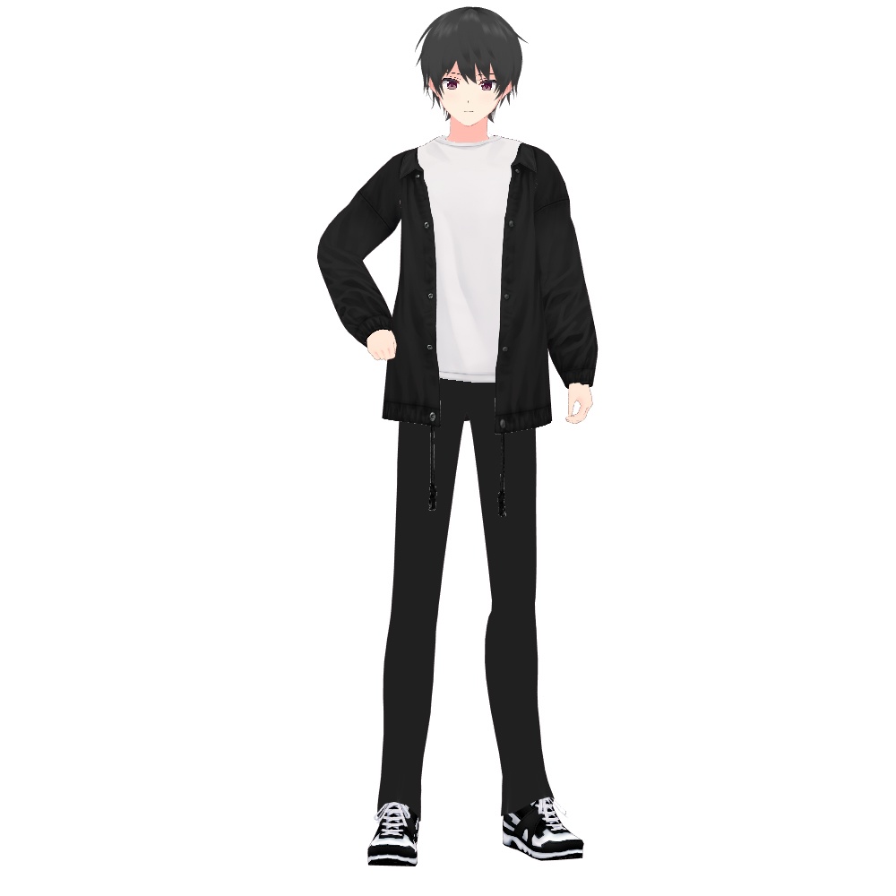 【VRoid正式版・β版】VRoidっぽくないお肌 男性版:skin&body&mouth texture