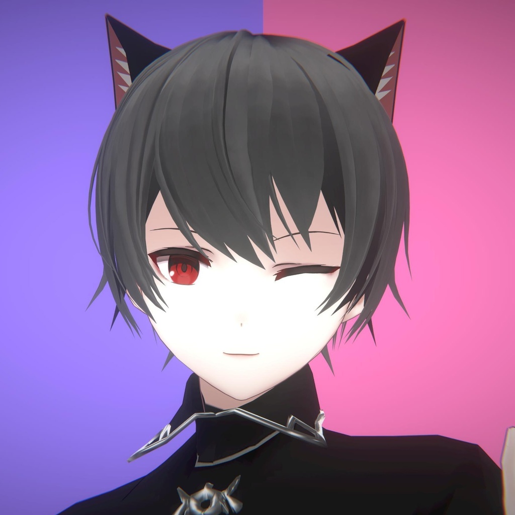 VRC想定オリジナル3Dモデル『ロキア』/VRoid/VRM/VRChat